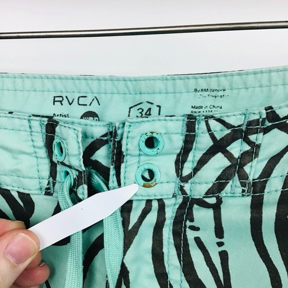 RVCA mens board shorts 34 waist